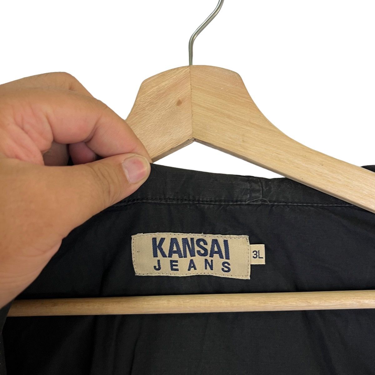 Japanese Brand VINTAGE HIKORY CHORE JACKET KANSAI JEANS JAPAN Size US L / EU 52-54 / 3 - 8 Thumbnail