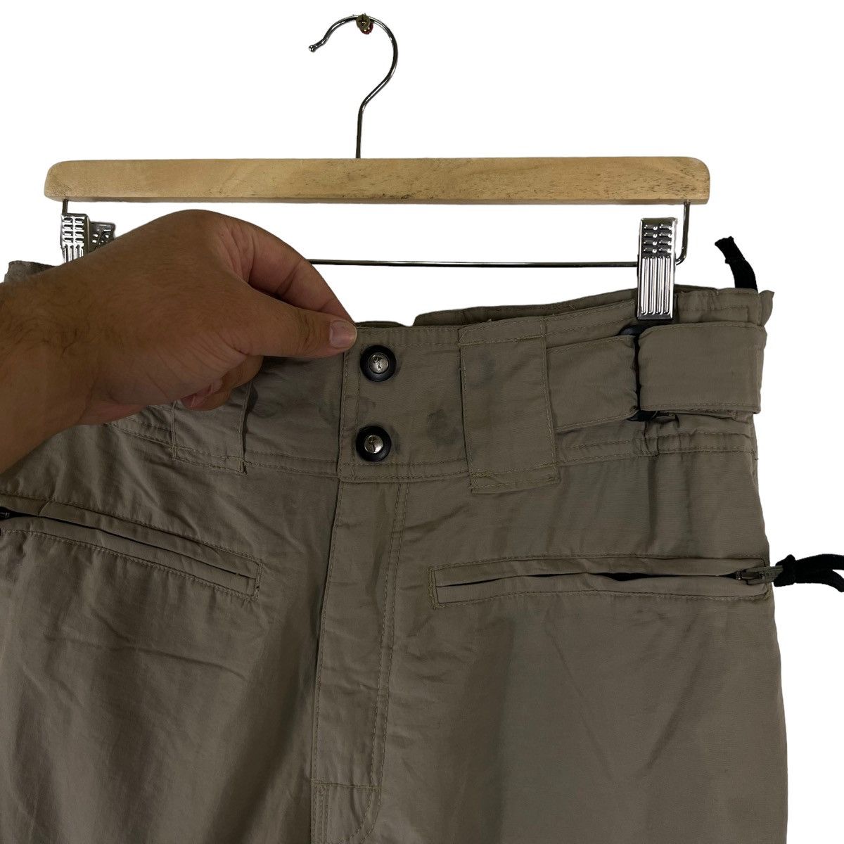 Japanese Brand VINTAGE SKI PANTS BONDAGE PARACHUTE DESIGN SANTA CRUZ Size US 34 / EU 50 - 4 Thumbnail