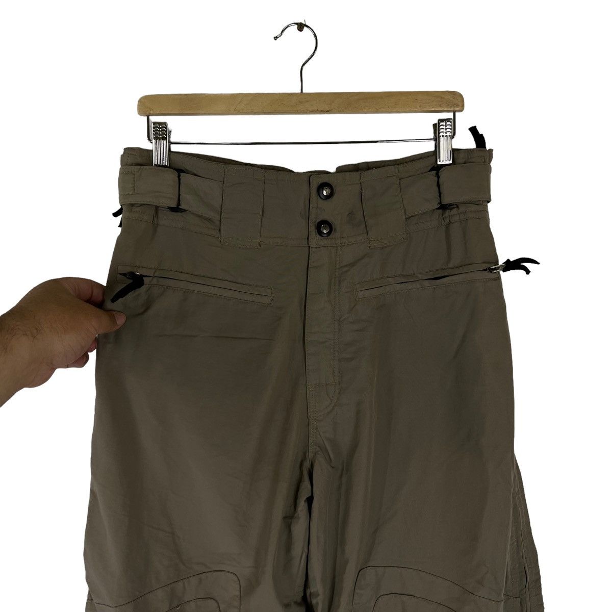 Japanese Brand VINTAGE SKI PANTS BONDAGE PARACHUTE DESIGN SANTA CRUZ Size US 34 / EU 50 - 3 Thumbnail