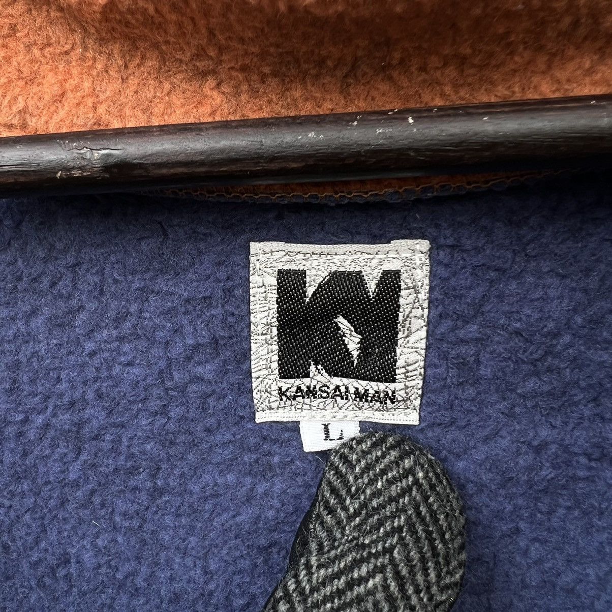 Japanese Brand VINTAGE KANSAI MAN JAPAN FLEECE SHERPA JACKET Size US L / EU 52-54 / 3 - 8 Thumbnail