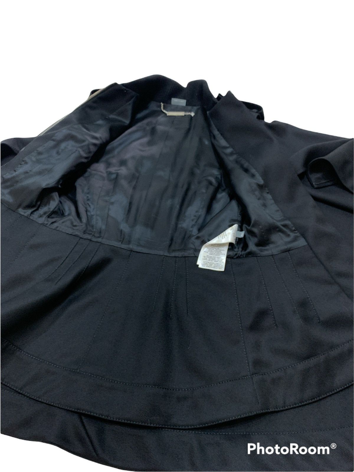 Alexander McQueen ALEXANDER MCQUEEN BELTED WOOL CAPE COAT FALL 2015 Size US XXS / EU 40 - 8 Thumbnail
