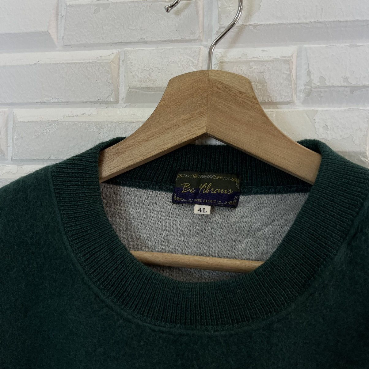 Japanese Brand VINTAGE BE VILHANS WOLF DESIGN BIG LOGO SWEATSHIRT Size US L / EU 52-54 / 3 - 4 Thumbnail