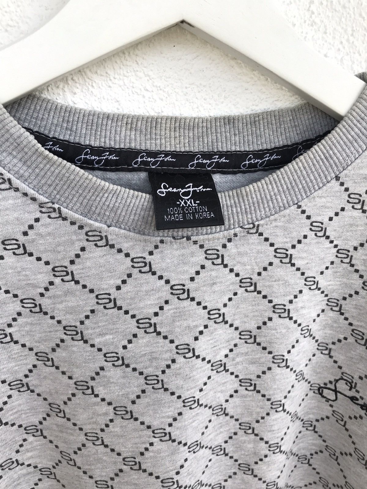 Sean John Vintage Sean John SJ Monogram Sweatshirt Size US XXL / EU 58 / 5 - 5 Thumbnail