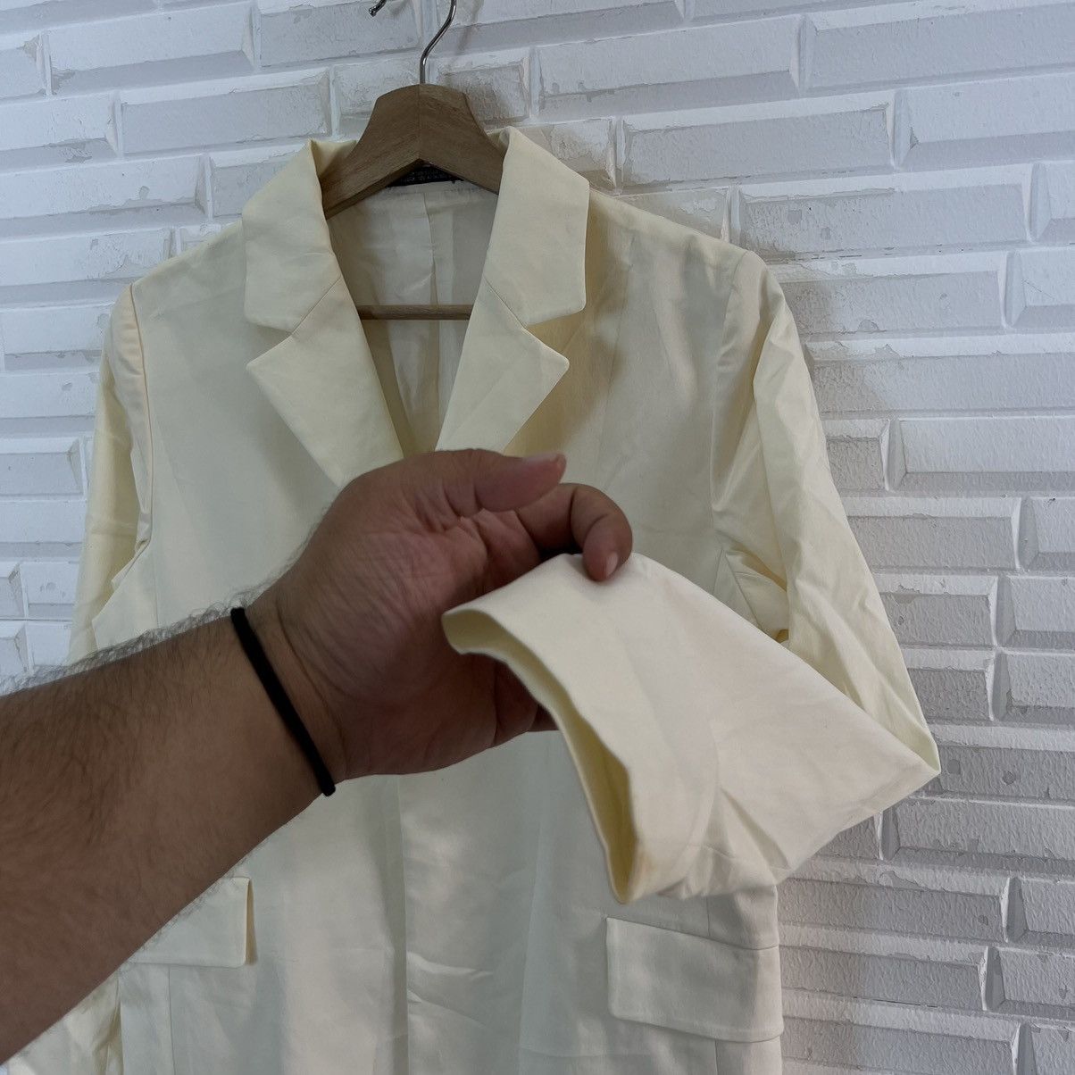 Japanese Brand LONG JACKET YOHJI YAMAMOTO BY PURETE DE INED Size US M / EU 48-50 / 2 - 6 Thumbnail