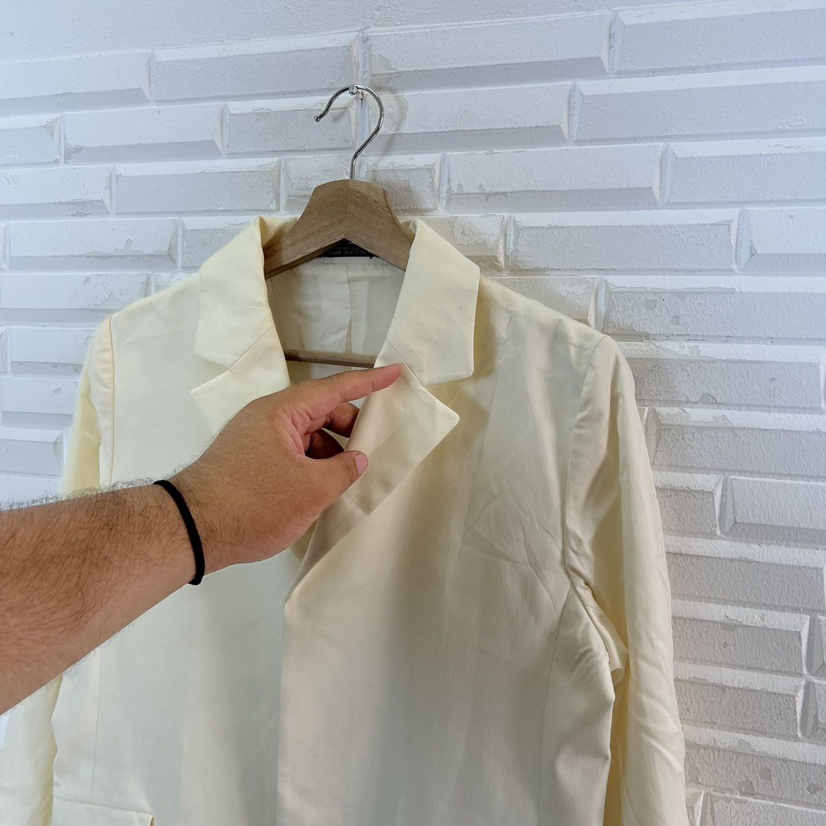 Japanese Brand LONG JACKET YOHJI YAMAMOTO BY PURETE DE INED Size US M / EU 48-50 / 2 - 5 Thumbnail