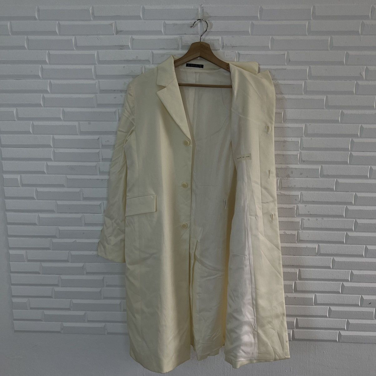 Japanese Brand LONG JACKET YOHJI YAMAMOTO BY PURETE DE INED Size US M / EU 48-50 / 2 - 8 Thumbnail