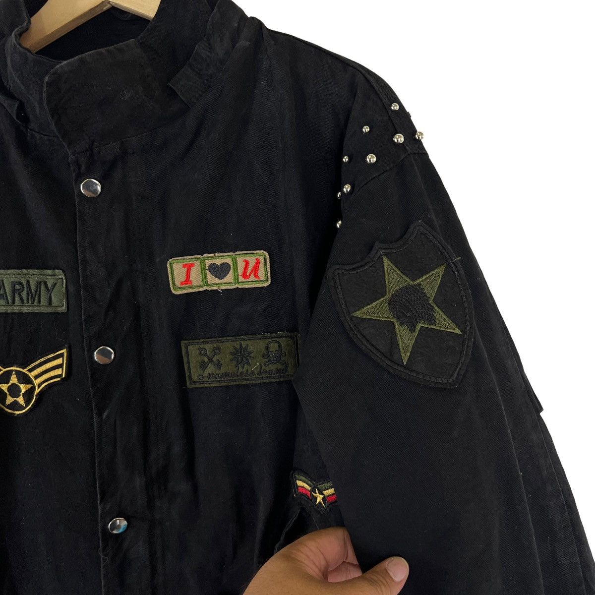 Japanese Brand VINTAGE CARGO INSPECTOR MULTI POCKET JACKET FULL PATCHES Size US M / EU 48-50 / 2 - 6 Thumbnail
