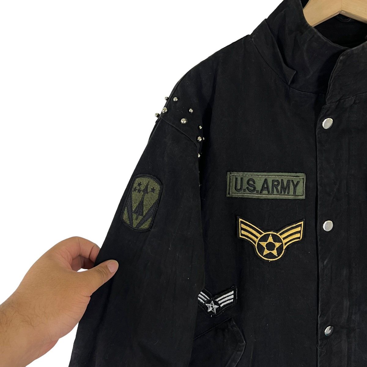 Japanese Brand VINTAGE CARGO INSPECTOR MULTI POCKET JACKET FULL PATCHES Size US M / EU 48-50 / 2 - 5 Thumbnail