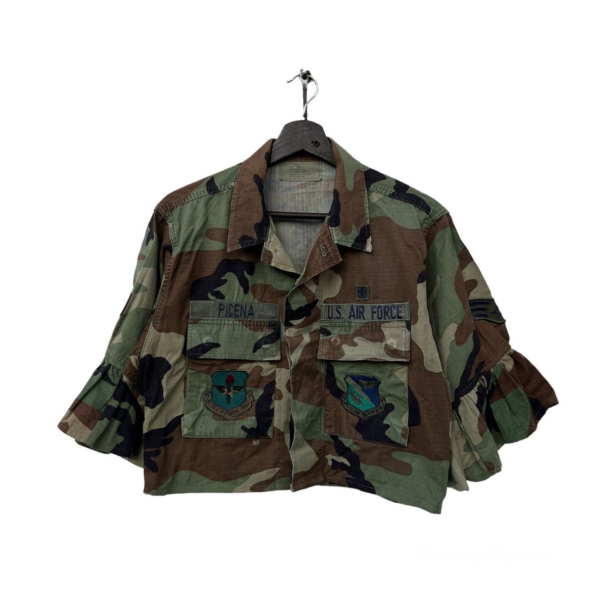 Other VINTAGE CAMO CROPPED JACKET ISSUE ISSUE LADIES MILITARY Size S / US 4 / IT 40 - 1 Thumbnail