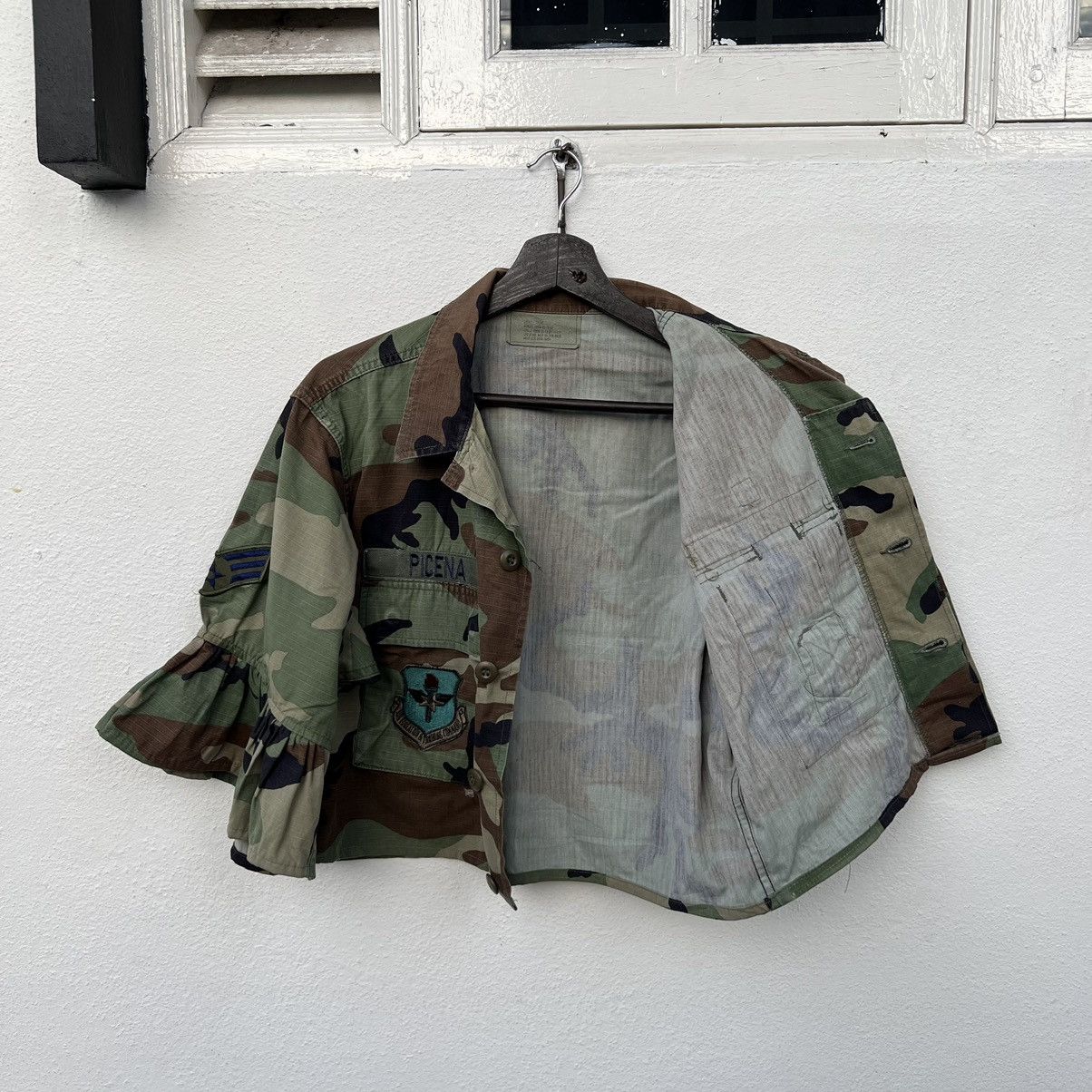 Other VINTAGE CAMO CROPPED JACKET ISSUE ISSUE LADIES MILITARY Size S / US 4 / IT 40 - 9 Thumbnail