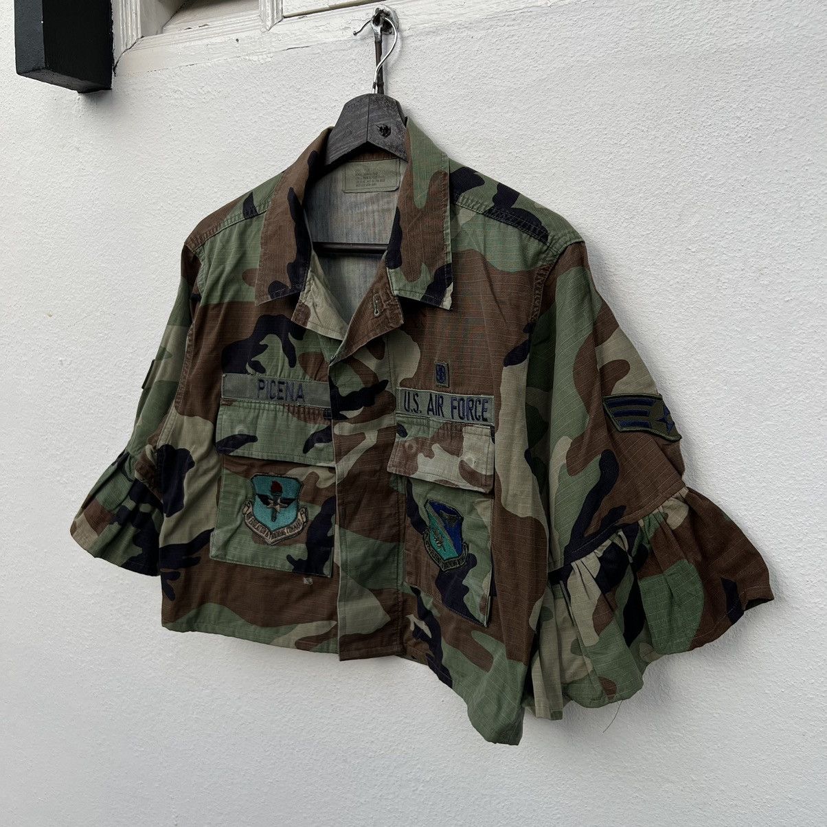 Other VINTAGE CAMO CROPPED JACKET ISSUE ISSUE LADIES MILITARY Size S / US 4 / IT 40 - 2 Thumbnail