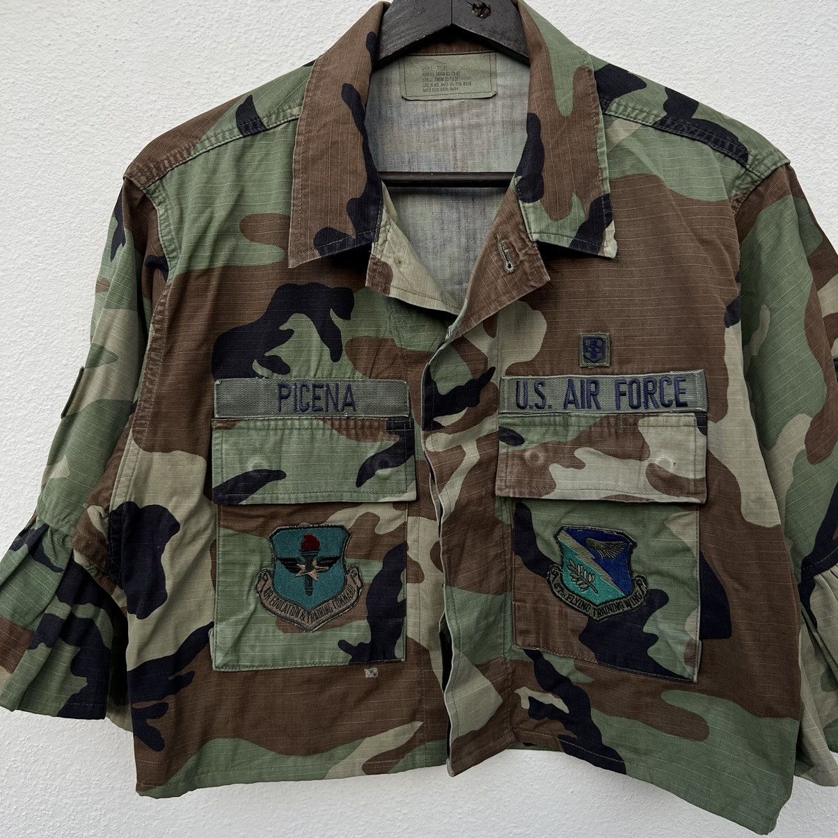 Other VINTAGE CAMO CROPPED JACKET ISSUE ISSUE LADIES MILITARY Size S / US 4 / IT 40 - 3 Thumbnail
