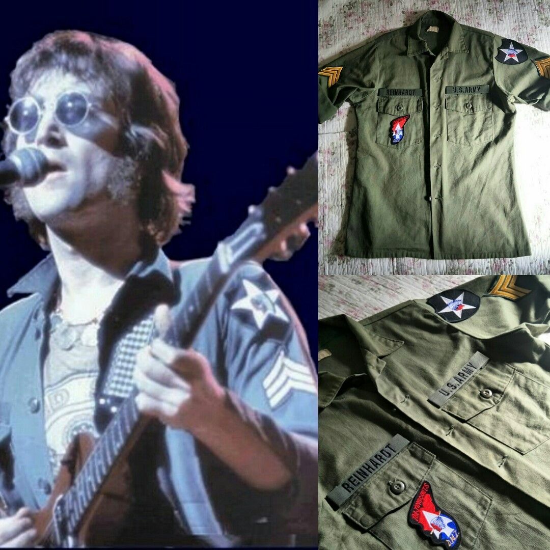Vintage Vintage Shirt John Lennon by Marka Button Tee Size US M / EU 48-50 / 2 - 15 Thumbnail