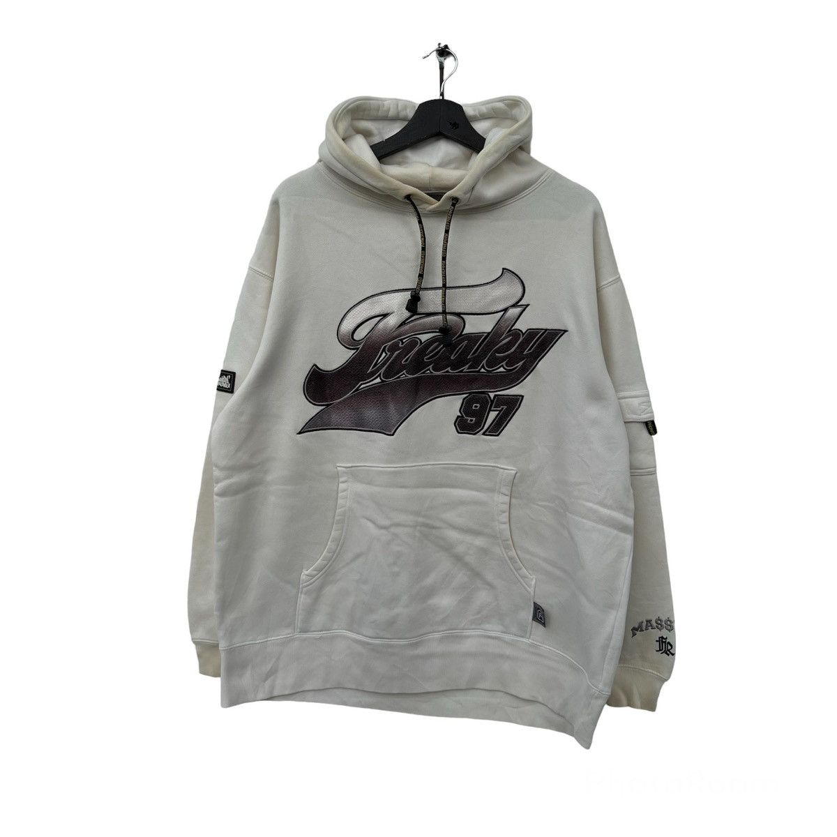 Japanese Brand RARE FREAKY HOODIE BIG LOGO SKATEBOARD STYLE WEAR Size US L / EU 52-54 / 3 - 1 Thumbnail