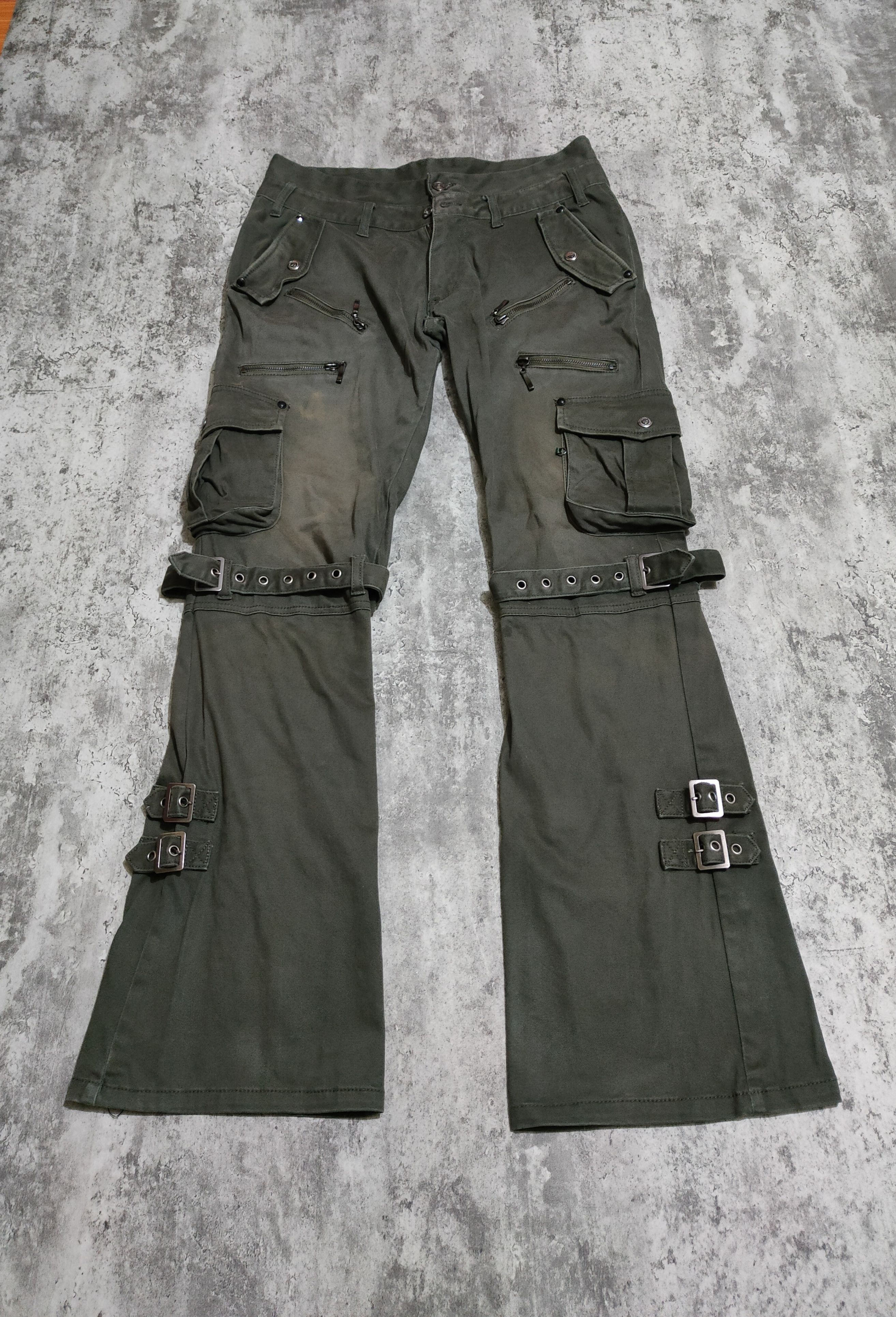 If Six Was Nine SEMANTIC DESIGN BONDAGE PUNK FLARE BOOTCUT