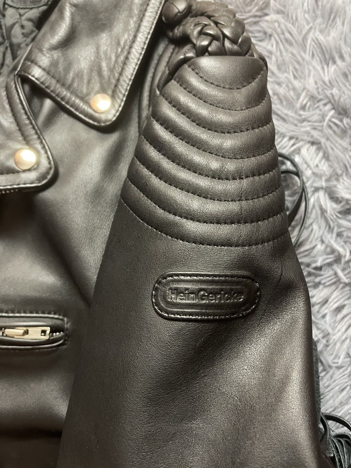 Hein Gericke Hein Gericke avant garde leather biker jacket Size US L / EU 52-54 / 3 - 6 Thumbnail