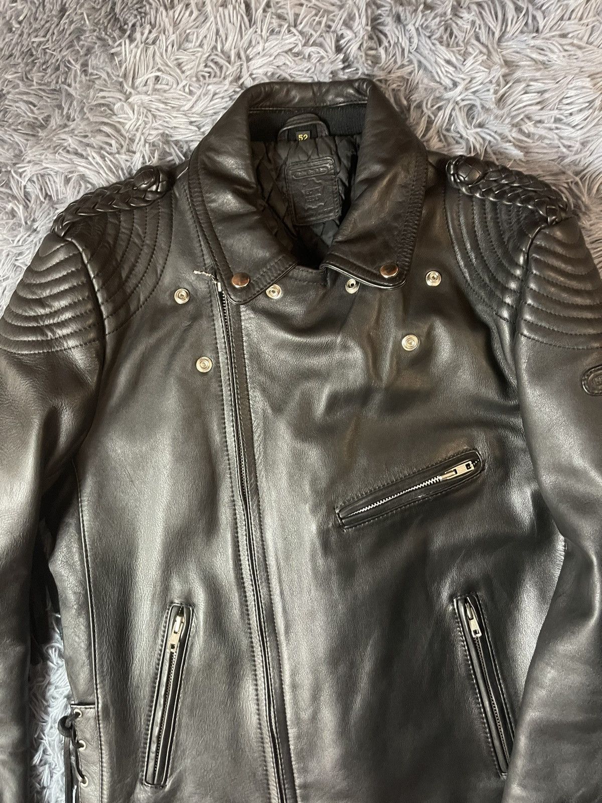 Hein Gericke Hein Gericke avant garde leather biker jacket Size US L / EU 52-54 / 3 - 22 Thumbnail