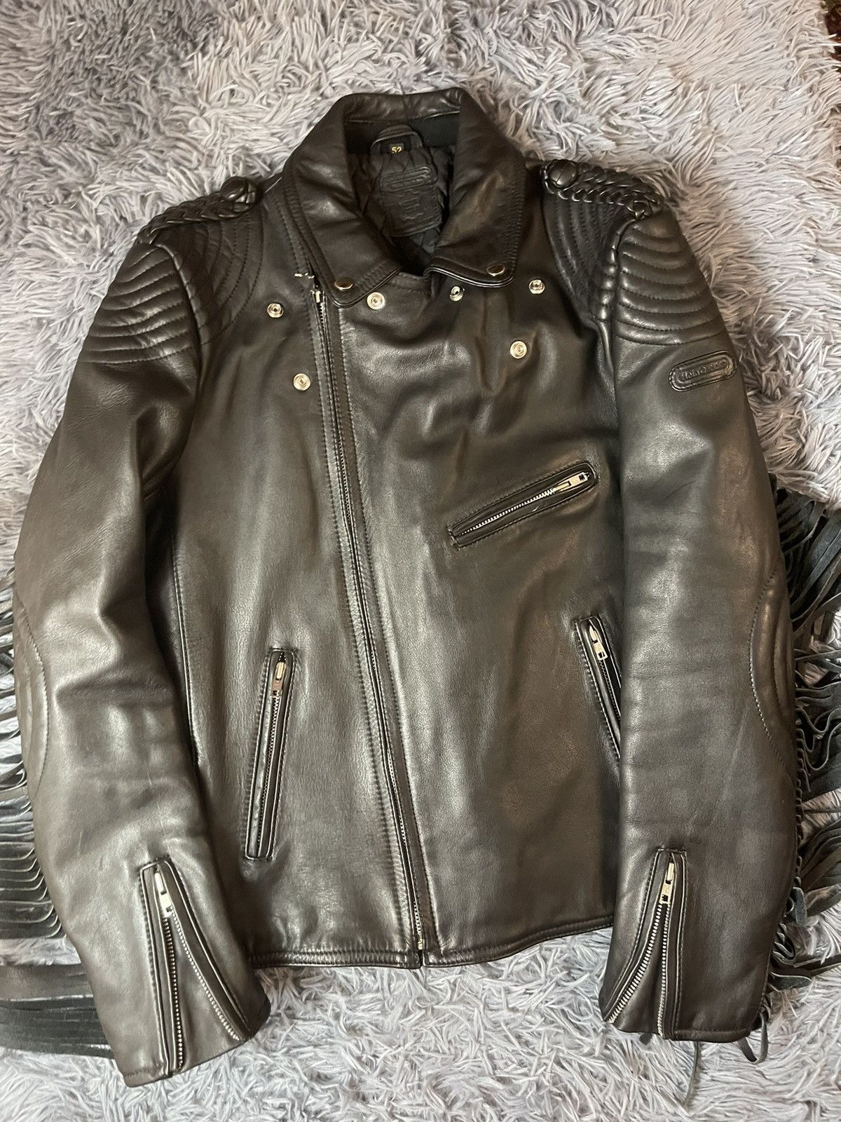 Hein Gericke Hein Gericke avant garde leather biker jacket Size US L / EU 52-54 / 3 - 23 Thumbnail