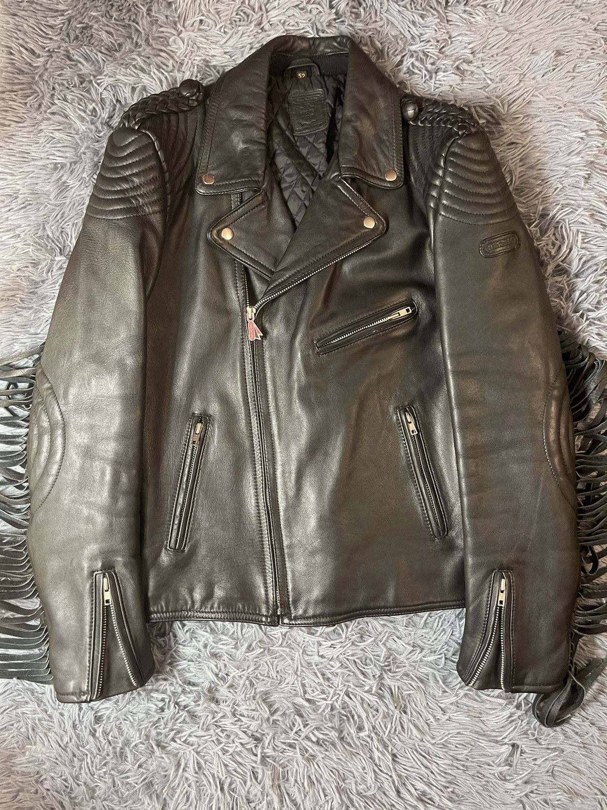 Hein Gericke Hein Gericke avant garde leather biker jacket Size US L / EU 52-54 / 3 - 21 Thumbnail