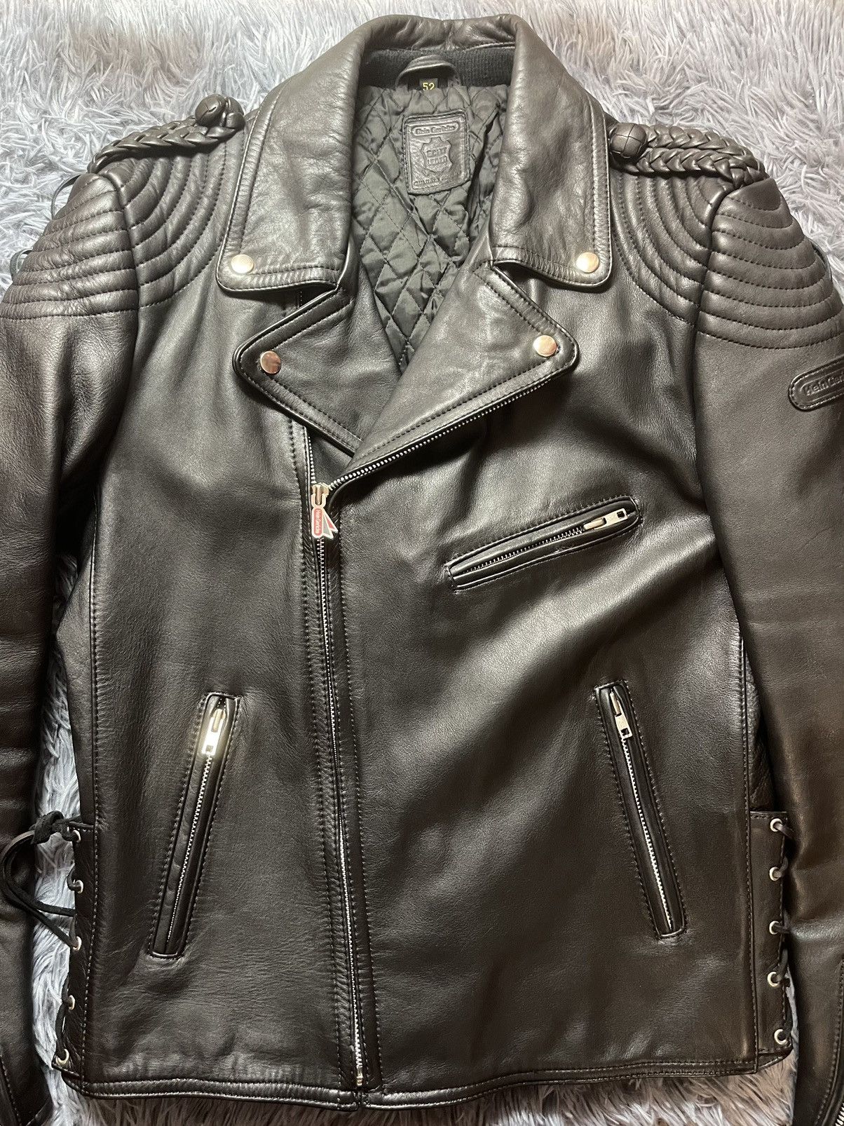 Hein Gericke Hein Gericke avant garde leather biker jacket Size US L / EU 52-54 / 3 - 3 Thumbnail
