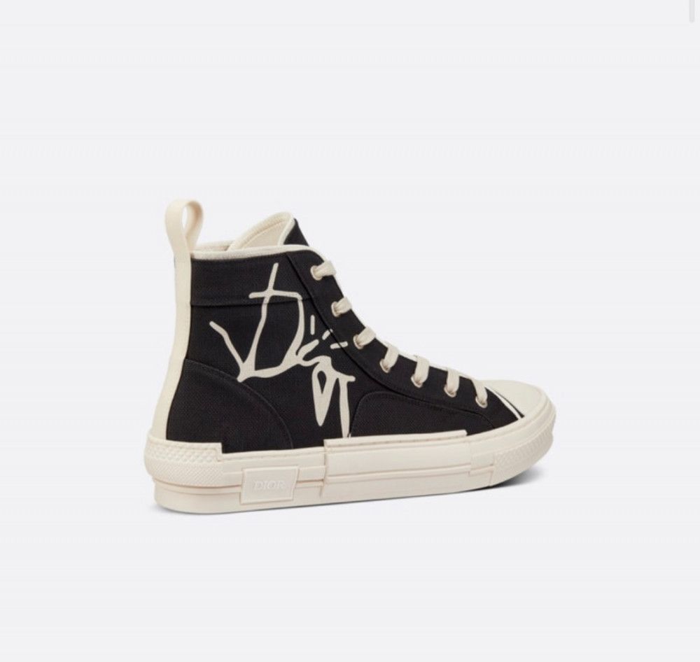Dior o1w1db10623 Sneakers in Black & Cream Size US 10 / EU 43 - 4 Thumbnail
