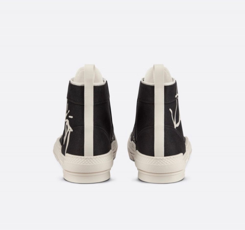Dior o1w1db10623 Sneakers in Black & Cream Size US 10 / EU 43 - 3 Thumbnail