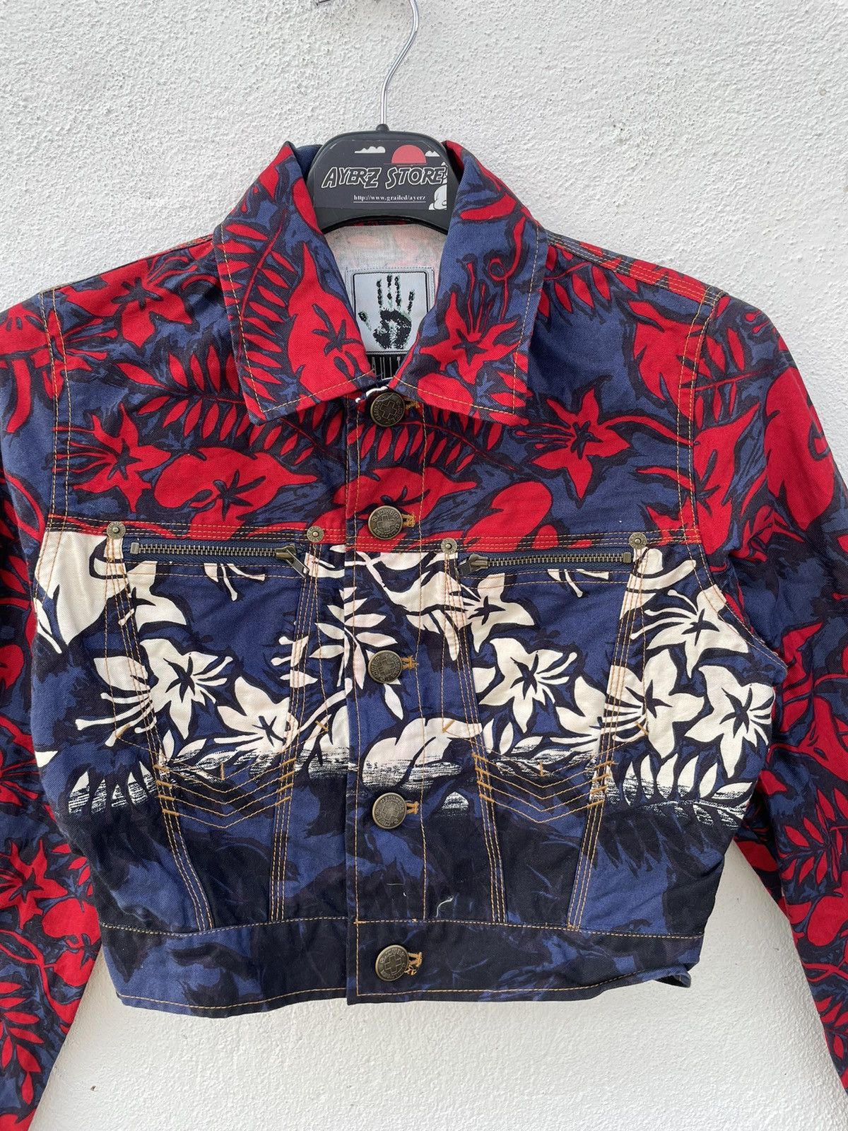 Jean Paul Gaultier Gaultier Jeans Floral Jacket Size S / US 4 / IT 40 - 5 Thumbnail