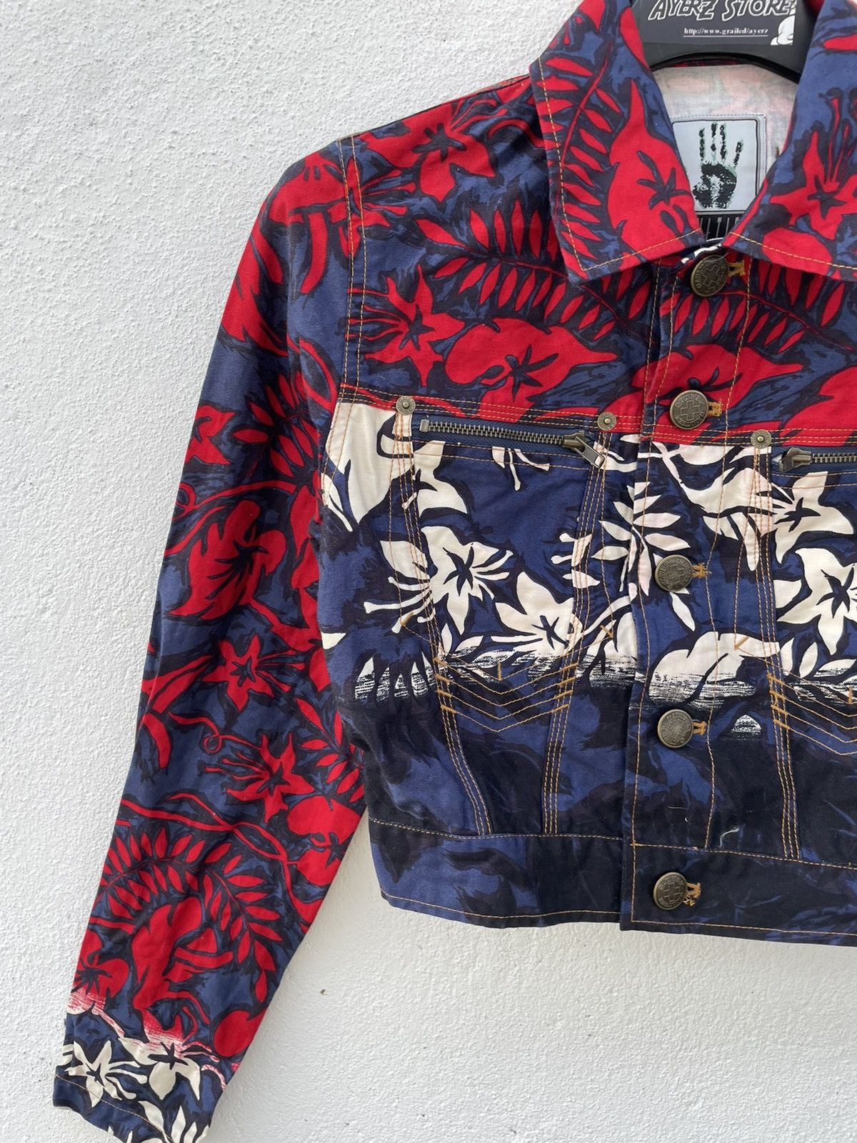 Jean Paul Gaultier Gaultier Jeans Floral Jacket Size S / US 4 / IT 40 - 6 Thumbnail
