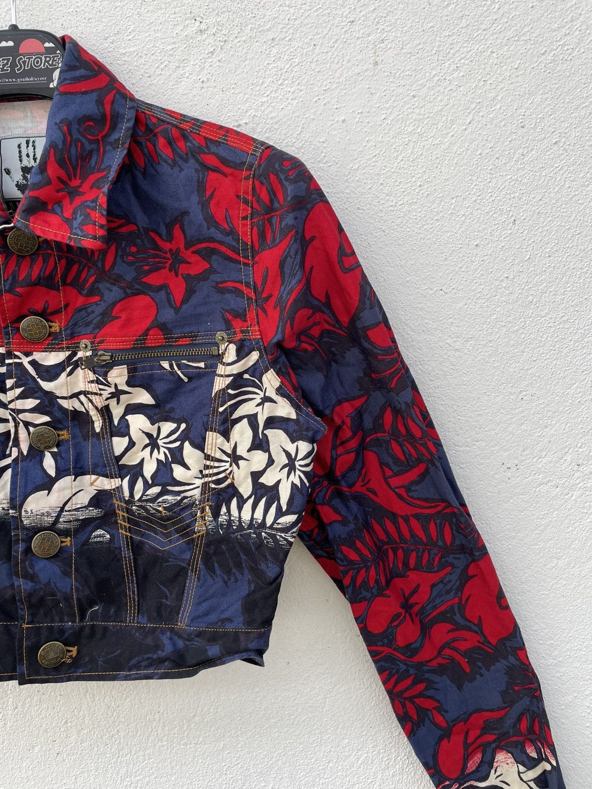 Jean Paul Gaultier Gaultier Jeans Floral Jacket Size S / US 4 / IT 40 - 4 Thumbnail
