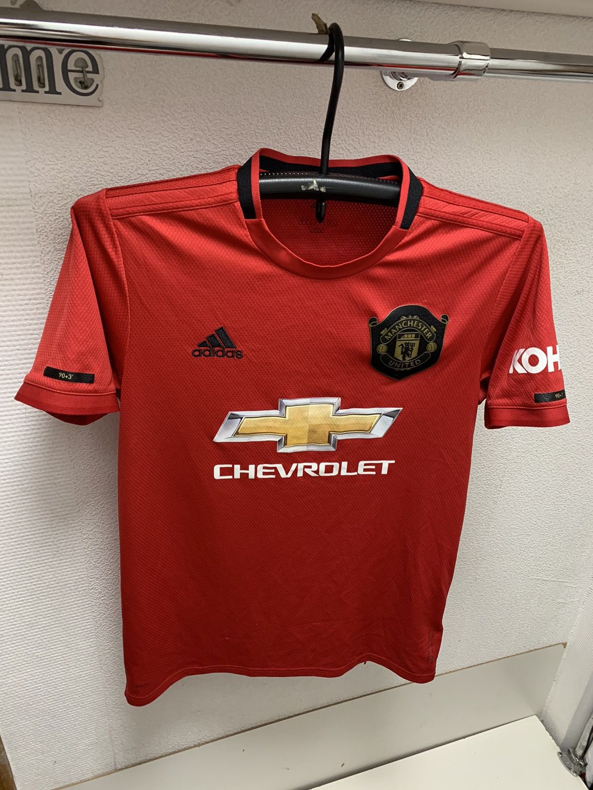 Adidas manchester united adidas soccer jersey m 90 1 2019 grailed