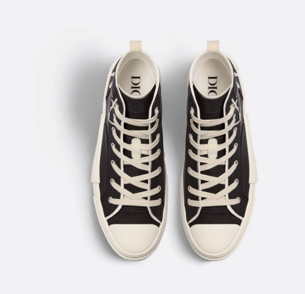 Dior o1w1db10623 Sneakers in Black & Cream Size US 13 / EU 46 - 2 Thumbnail