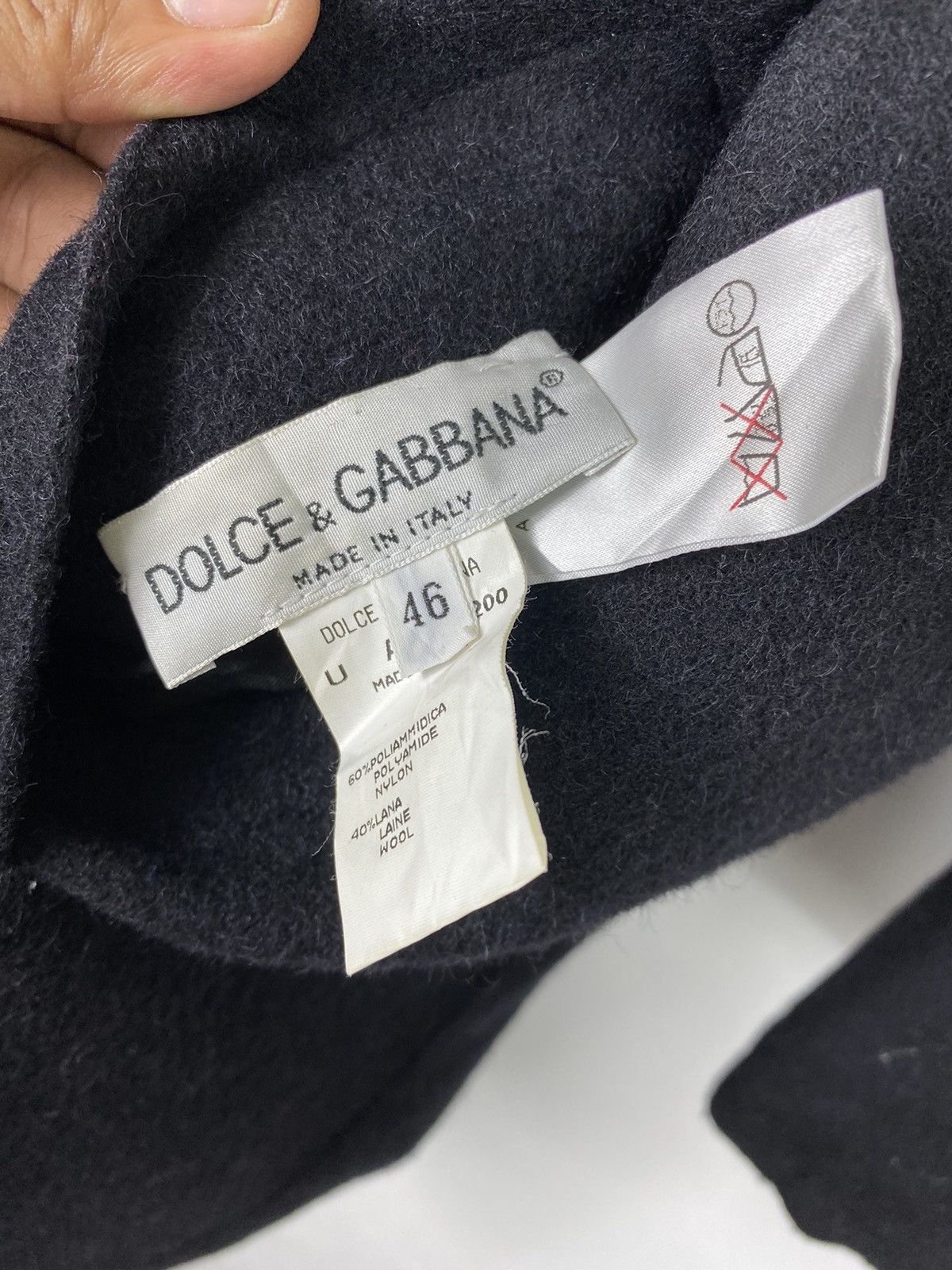 Dolce & Gabbana GK40 DOLCE & GABBANA 2018 FALL/WINTER REVESIBLE JACKET Size US L / EU 52-54 / 3 - 8 Thumbnail