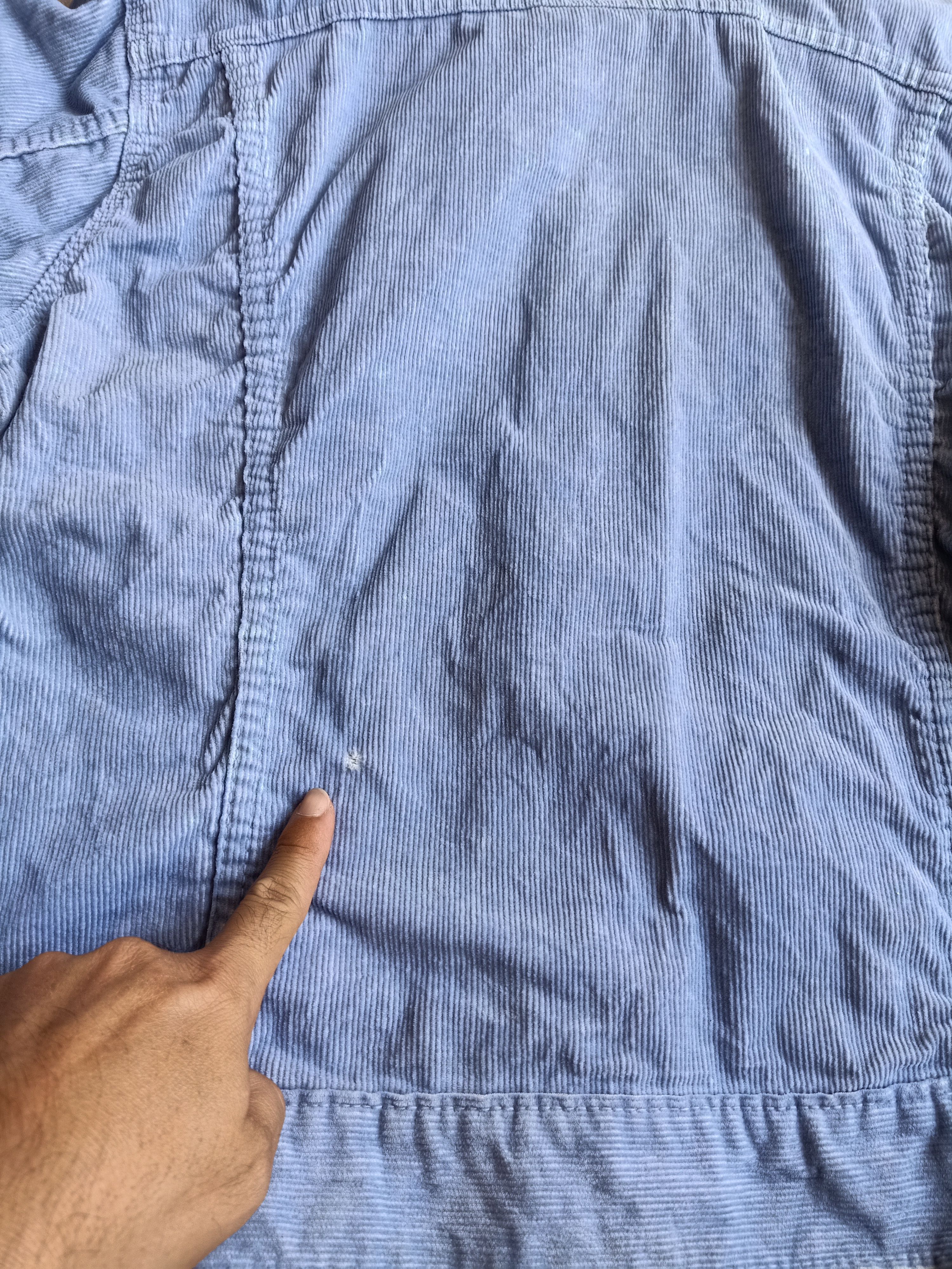 Levi's × Levi's Made & Crafted × Levi's Vintage Clothing Vtg Levi's Trucker Blue Wased Denim Corduroy Jacket Size US M / EU 48-50 / 2 - 14 Thumbnail