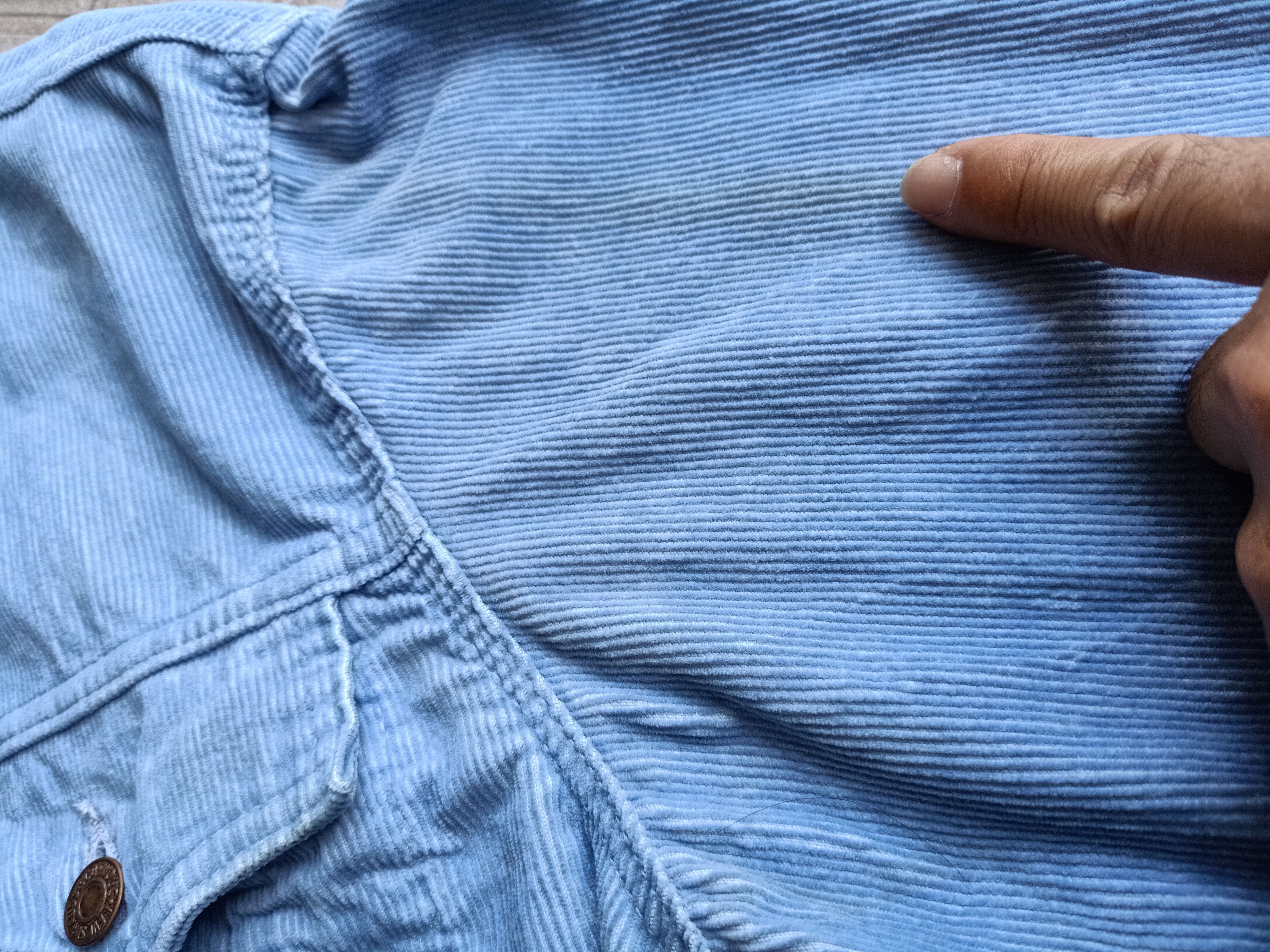 Levi's × Levi's Made & Crafted × Levi's Vintage Clothing Vtg Levi's Trucker Blue Wased Denim Corduroy Jacket Size US M / EU 48-50 / 2 - 13 Thumbnail