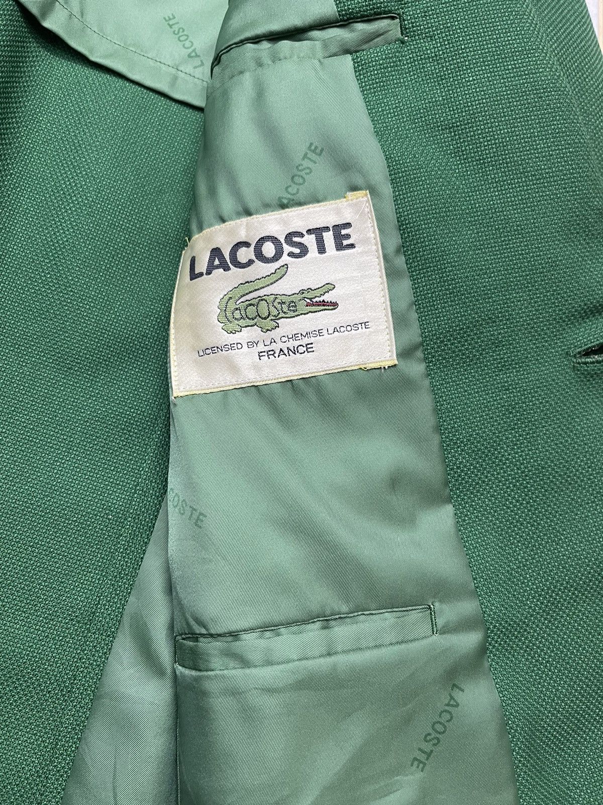 Vintage Lacoste France Green Coat