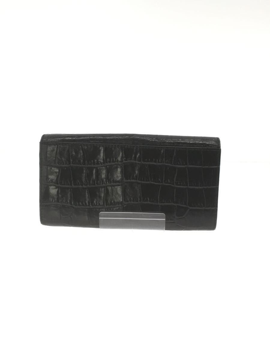 Vivienne Westwood "LOVE" Orb Crocodile Embossed Leather Wallet Size ONE SIZE - 2 Thumbnail