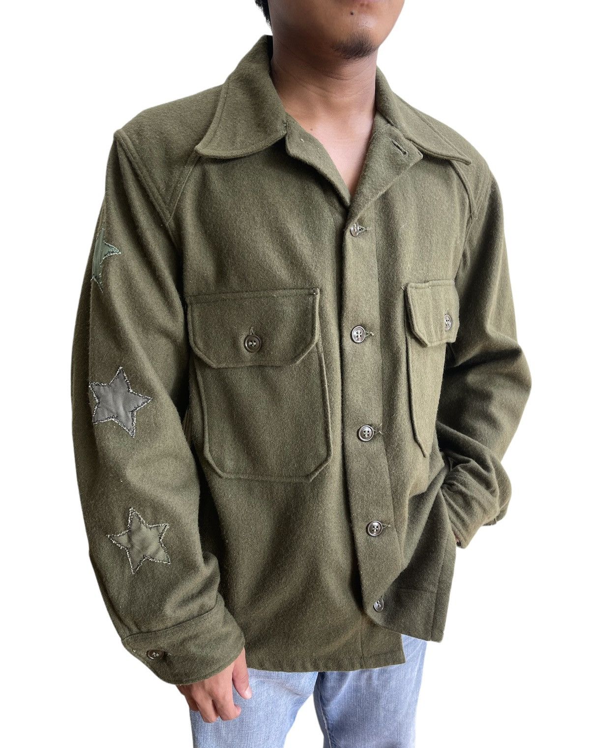 Vintage Vintage Military Freedom Patched Jacket Size US M / EU 48-50 / 2 - 1 Thumbnail