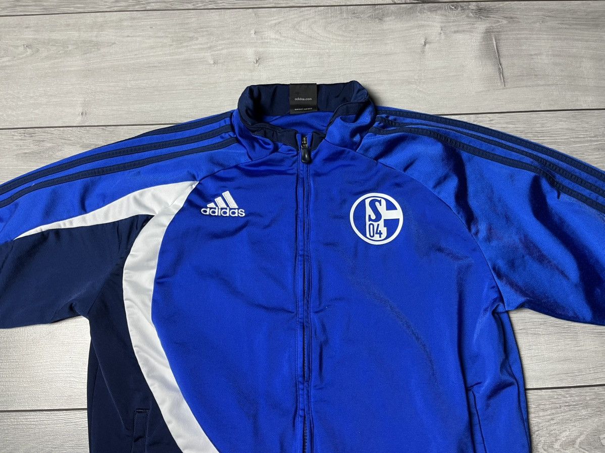 Adidas Adidas track jacket schalke vintage size Medium Size US M / EU 48-50 / 2 - 3 Thumbnail