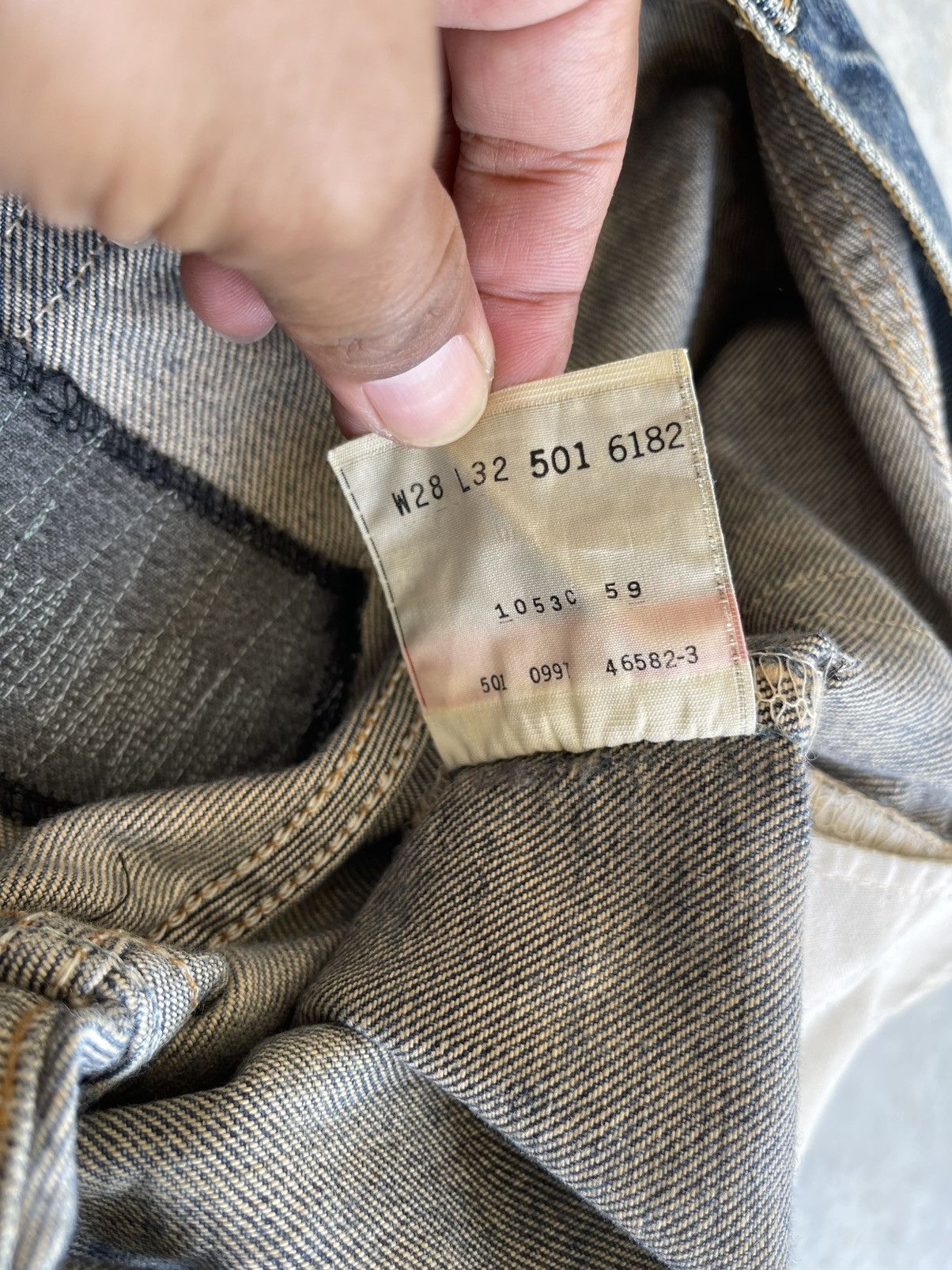 Levi's 🛠 Vintage Levi’s 501 Distressed Denim Jeans Japan Size US 28 / EU 44 - 15 Thumbnail