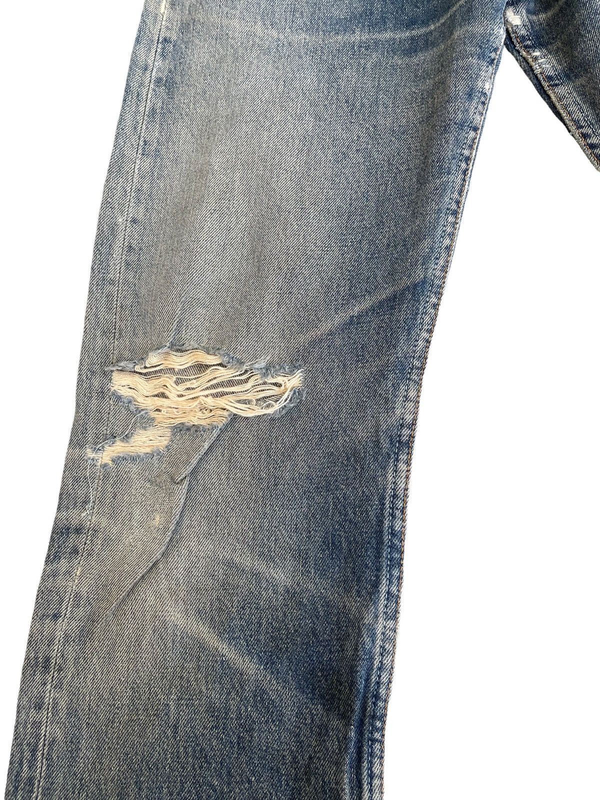Levi's 🛠 Vintage Levi’s 501 Distressed Denim Jeans Japan Size US 28 / EU 44 - 5 Thumbnail