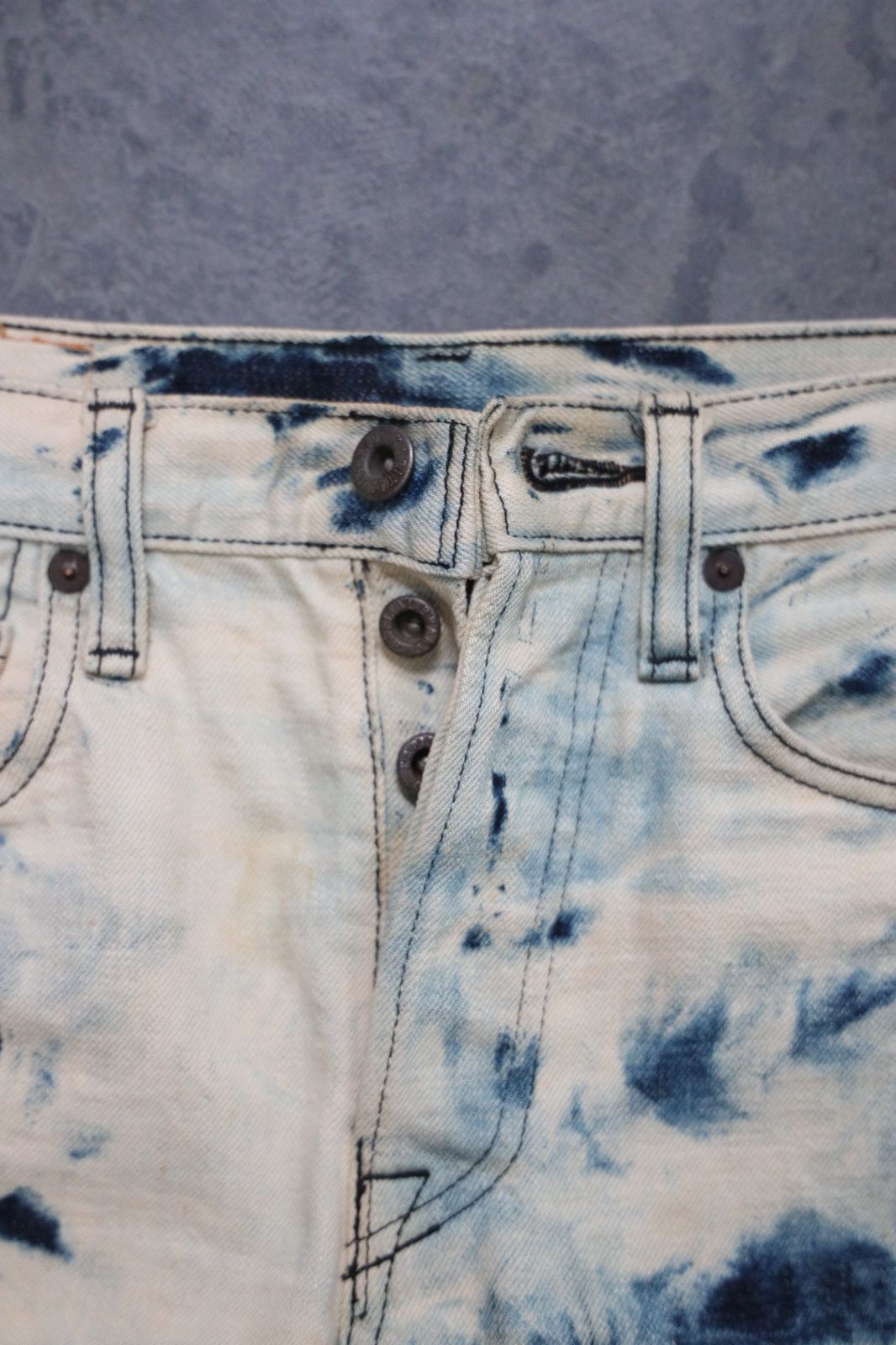 Japanese Brand × Kapital × Kapital Kountry Kapital Cisco Selvedge Bleach Tie Dye Size US 28 / EU 44 - 13 Thumbnail
