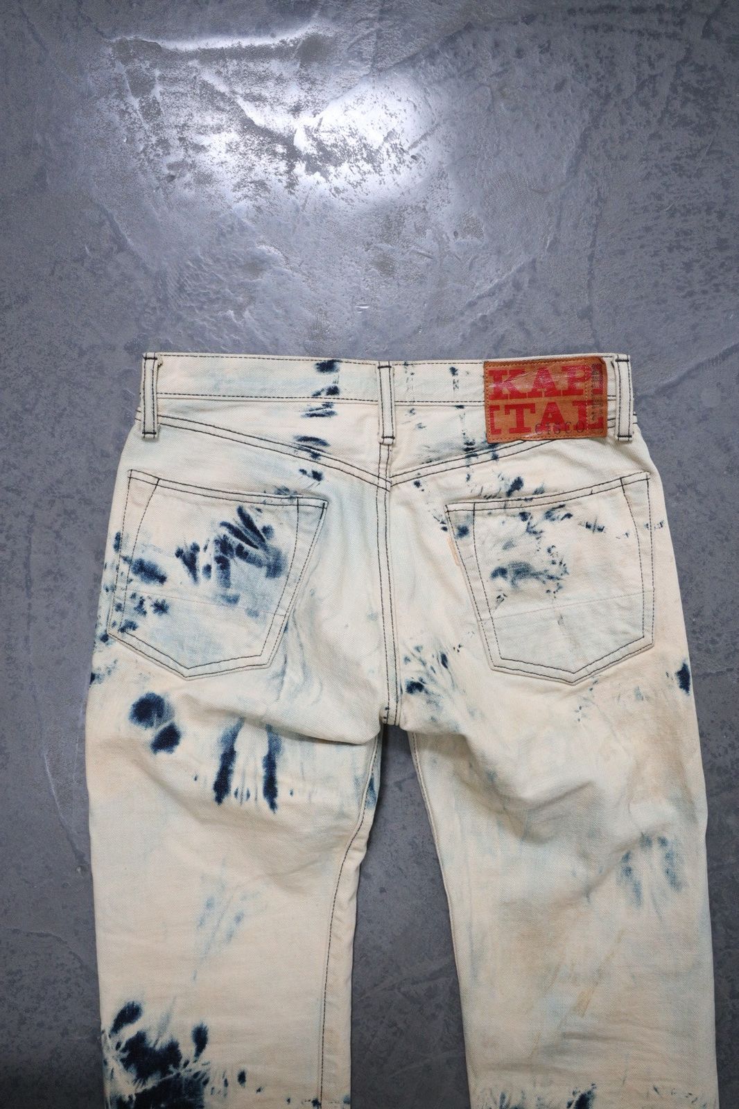 Japanese Brand × Kapital × Kapital Kountry Kapital Cisco Selvedge Bleach Tie Dye Size US 28 / EU 44 - 14 Thumbnail