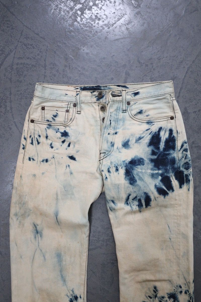 Japanese Brand × Kapital × Kapital Kountry Kapital Cisco Selvedge Bleach Tie Dye Size US 28 / EU 44 - 12 Thumbnail