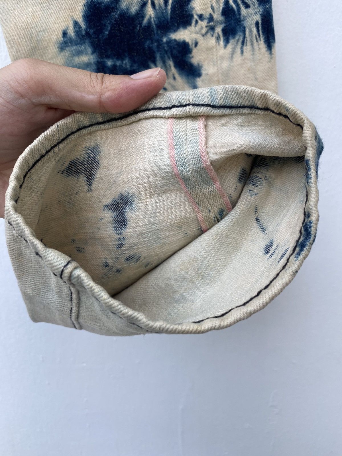 Japanese Brand × Kapital × Kapital Kountry Kapital Cisco Selvedge Bleach Tie Dye Size US 28 / EU 44 - 5 Thumbnail
