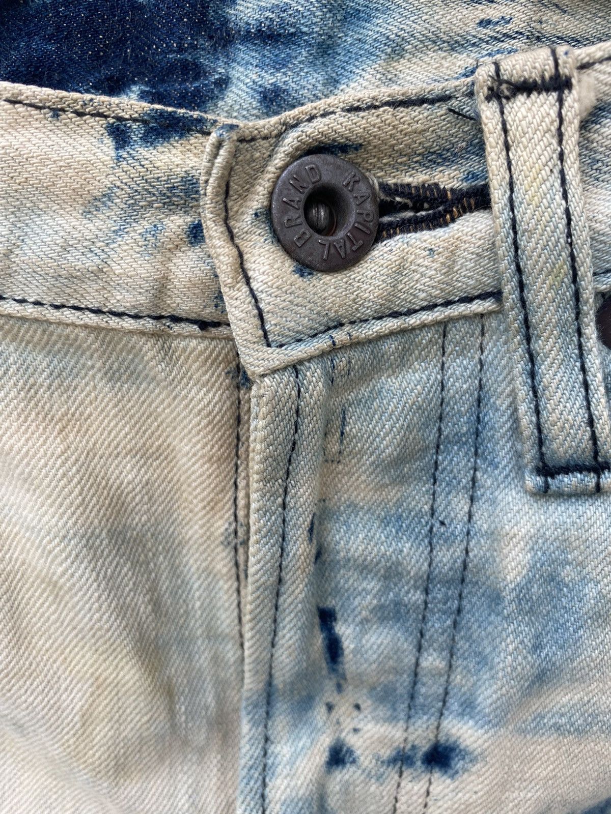 Japanese Brand × Kapital × Kapital Kountry Kapital Cisco Selvedge Bleach Tie Dye Size US 28 / EU 44 - 4 Thumbnail