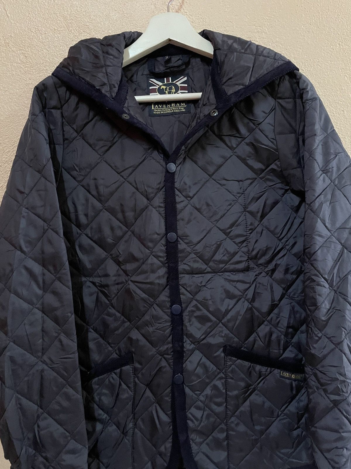 Lavenham Lavenham Suffolk Quilted jacket Hooded button down military Size US S / EU 44-46 / 1 - 4 Thumbnail