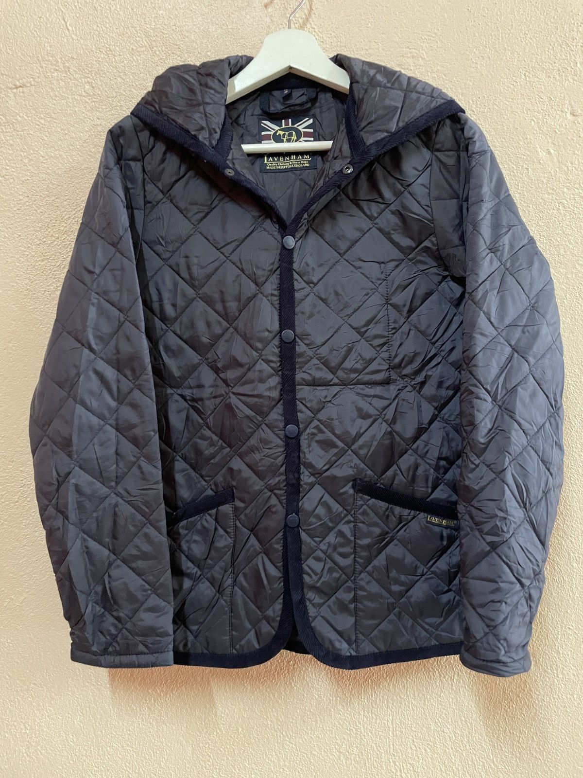 Lavenham Lavenham Suffolk Quilted jacket Hooded button down military Size US S / EU 44-46 / 1 - 2 Thumbnail