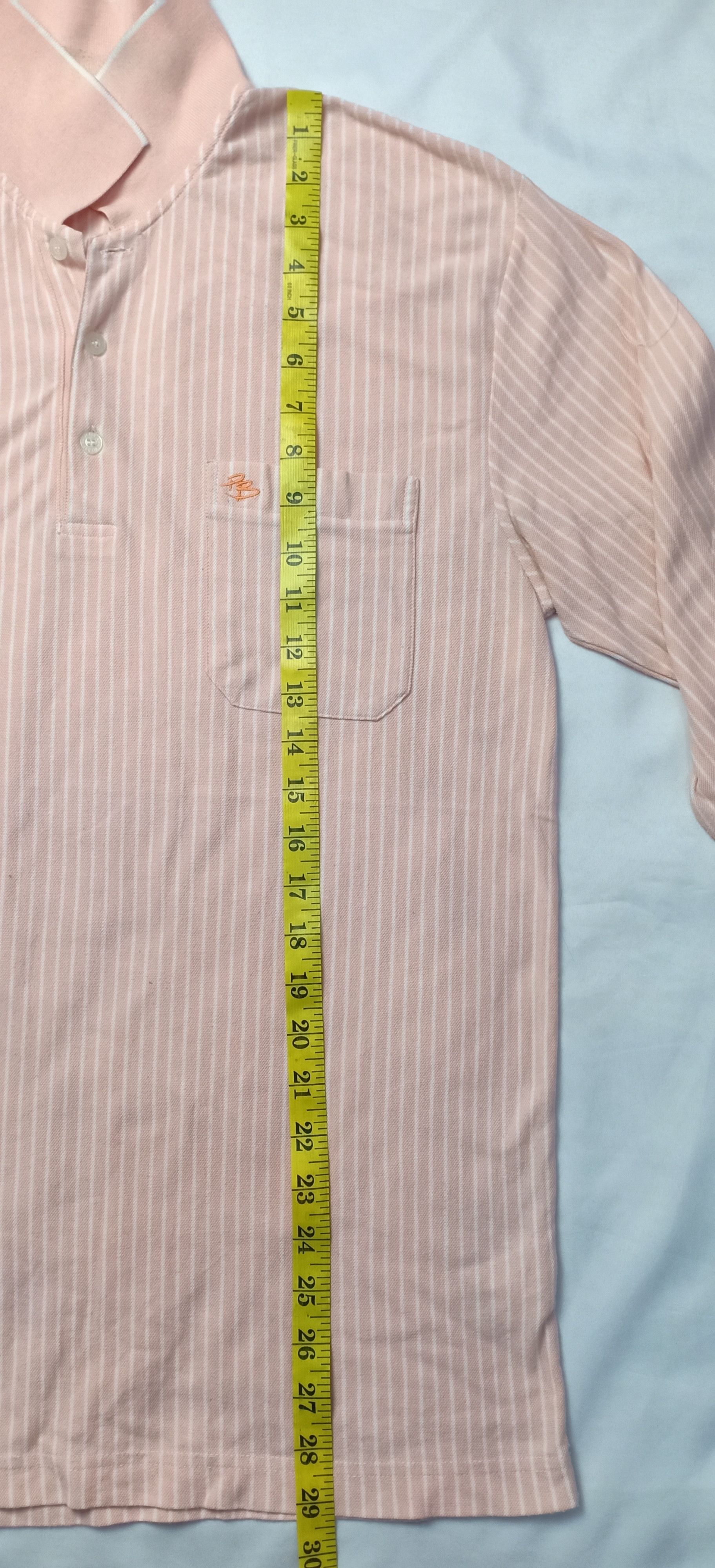 Pierre Balmain Pierre Balmain Long Sleeve Striped Classic Polo Tee Size US M / EU 48-50 / 2 - 10 Thumbnail