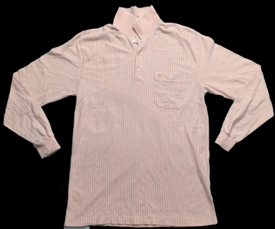 Pierre Balmain Pierre Balmain Long Sleeve Striped Classic Polo Tee Size US M / EU 48-50 / 2 - 1 Thumbnail