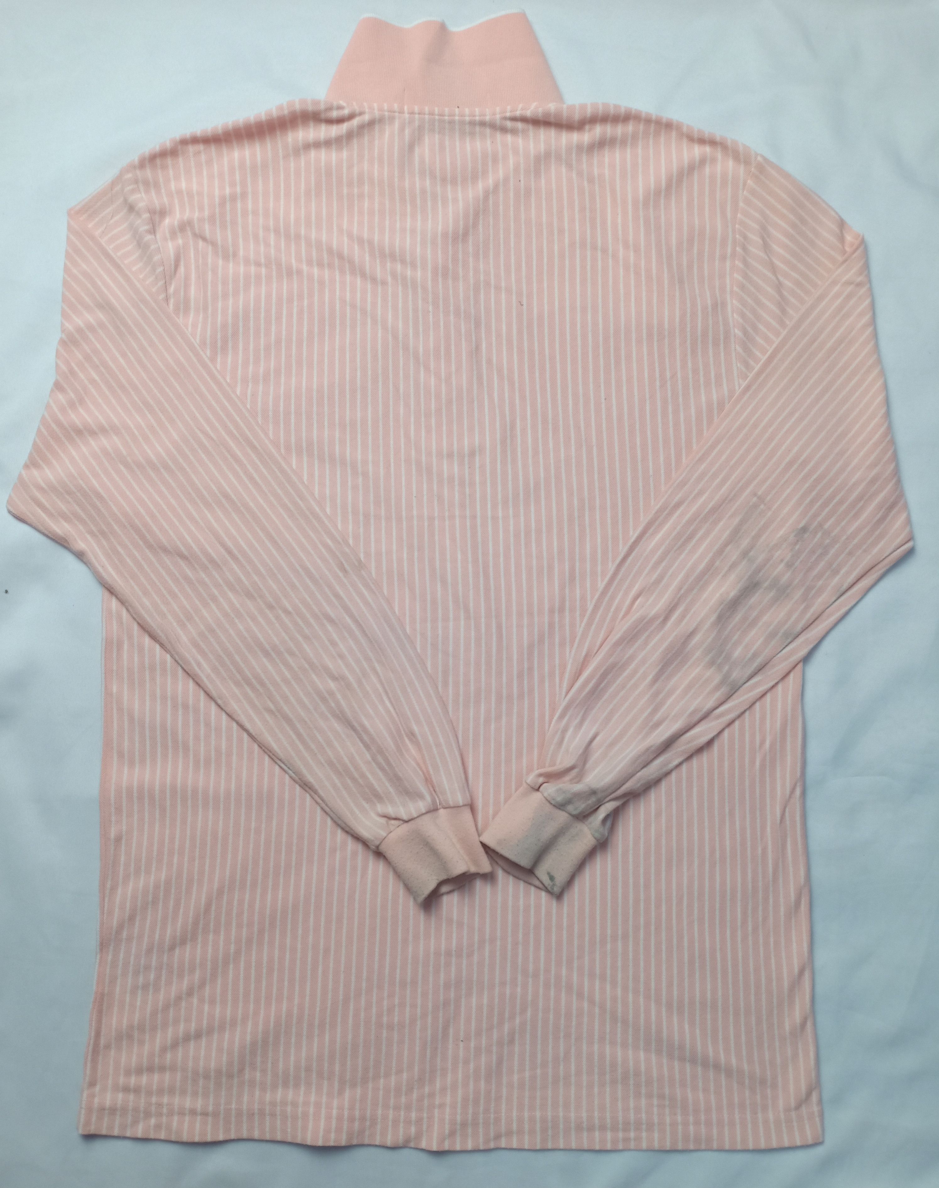 Pierre Balmain Pierre Balmain Long Sleeve Striped Classic Polo Tee Size US M / EU 48-50 / 2 - 12 Thumbnail